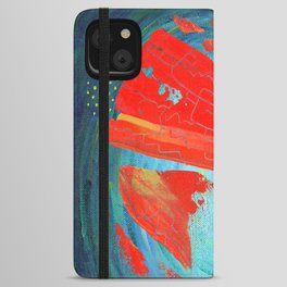 Red Whale iPhone Wallet Case