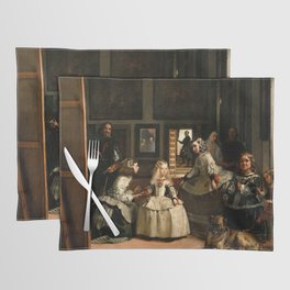 Las Meninas, The Family of Philip IV, 1656 by Diego Velazquez Placemat