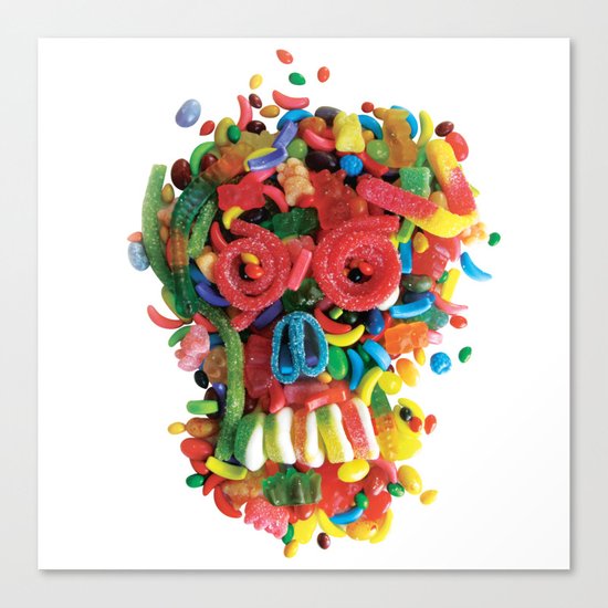 Death and Tooth Decay Canvas Print
