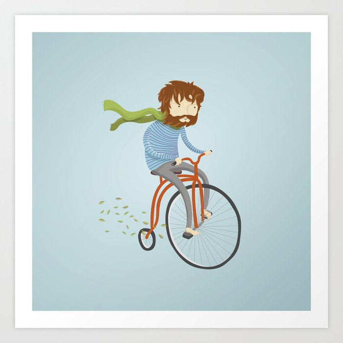 If I had a bike Art Print