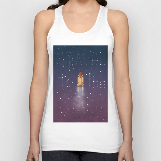 Travel to the Stars Unisex Tank Top