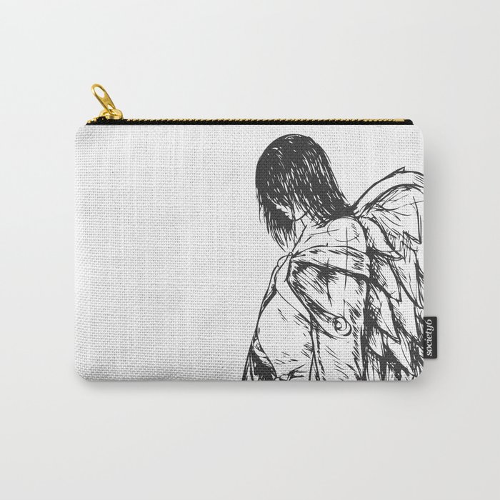 Angel Pregnant Carry-All Pouch
