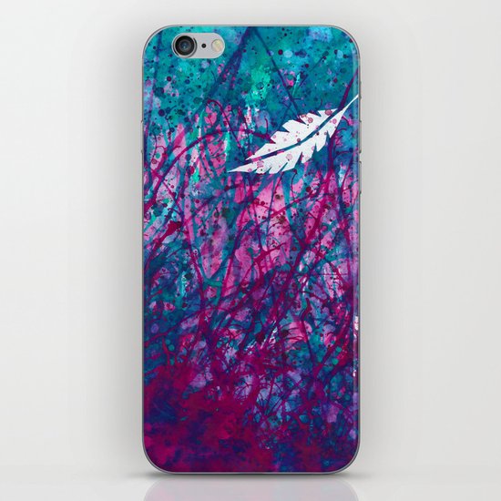 Floating Feather iPhone & iPod Skin