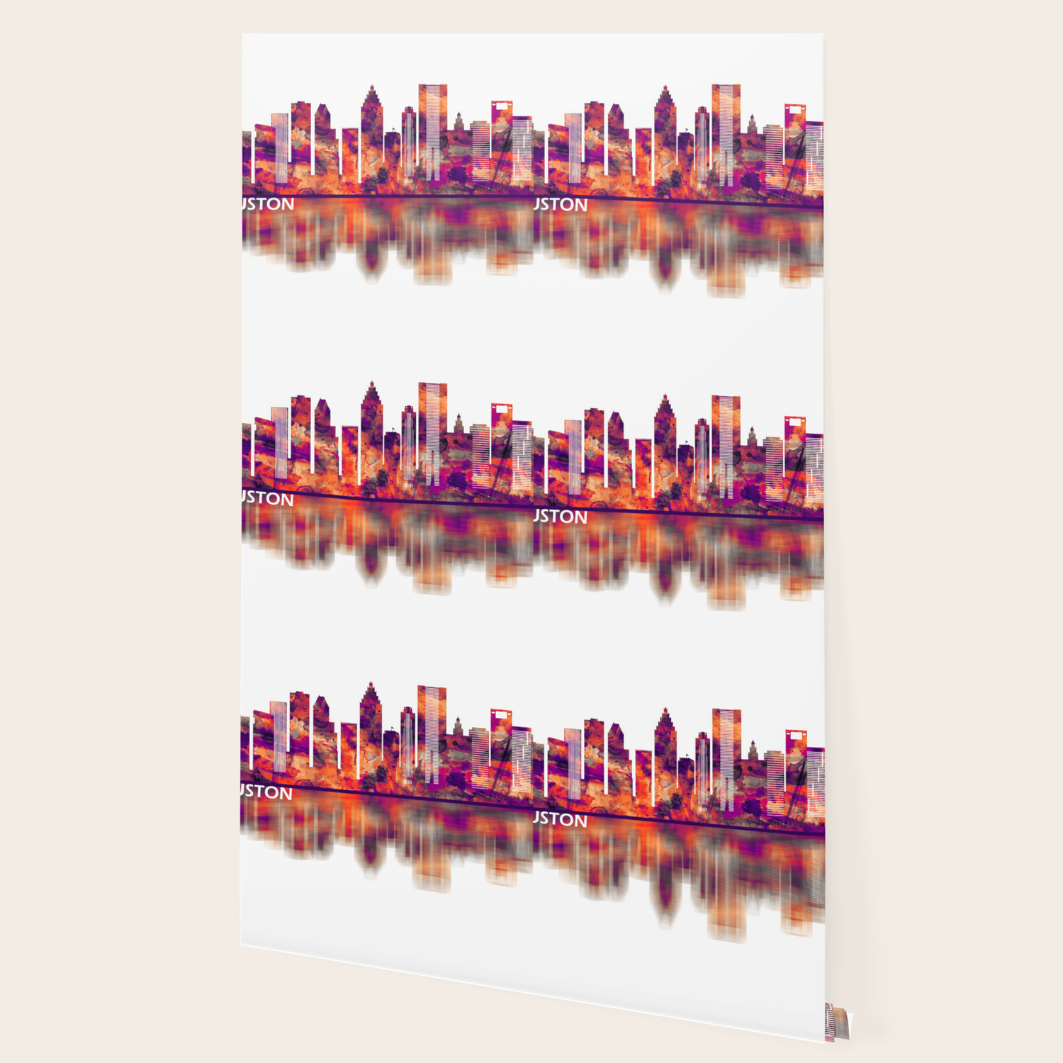 Houston Texas Skyline Wallpaper By Towseef20 Society6