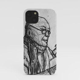 charcoal sketches iPhone Case