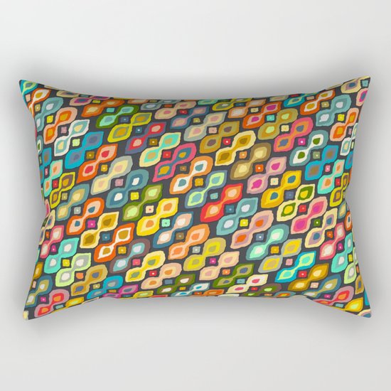 Varsha ikat pop Rectangular Pillow