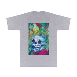 Mayan Skull T Shirt
