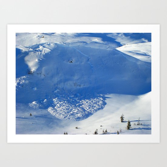 Avalanche season Art Print