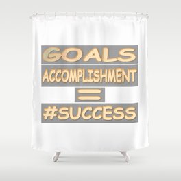 "SUCCESS EQUATION" Cute Design. Buy Now Shower Curtain