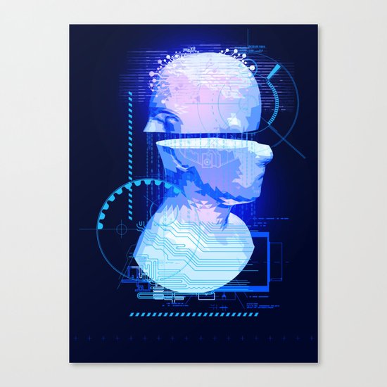 Cyber Canvas Print