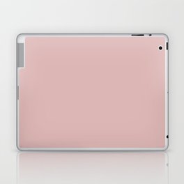 Rose Colored light pastel pink solid color modern abstract pattern  Laptop Skin