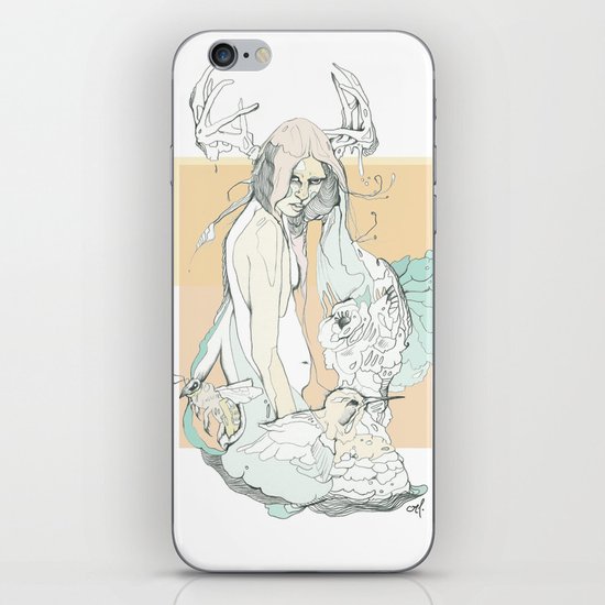 huni bee iPhone & iPod Skin