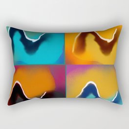 Abstract pop art 02 Rectangular Pillow