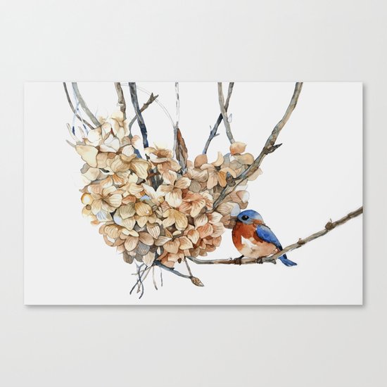 Winter Bird Canvas Print