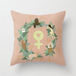 International Women's Day Throw Pillow