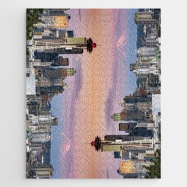 Seattle Rainbow Reflection Jigsaw Puzzle