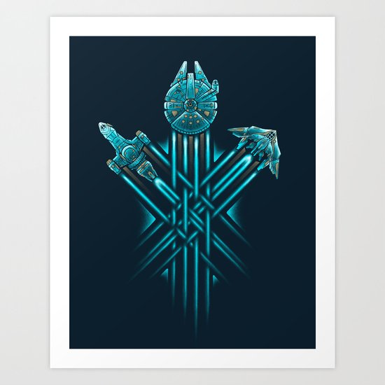 Rebel Paths Art Print