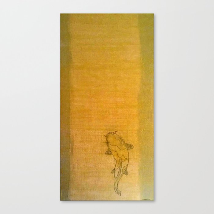 Golden Koi Canvas Print