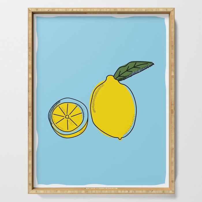 Modern Lemons Serving Tray