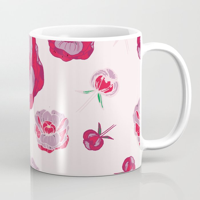 Peonies in Pink Coffee Mug