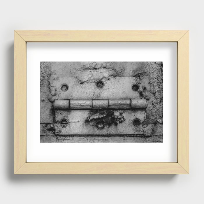 Forgotten, useless, but secure Recessed Framed Print