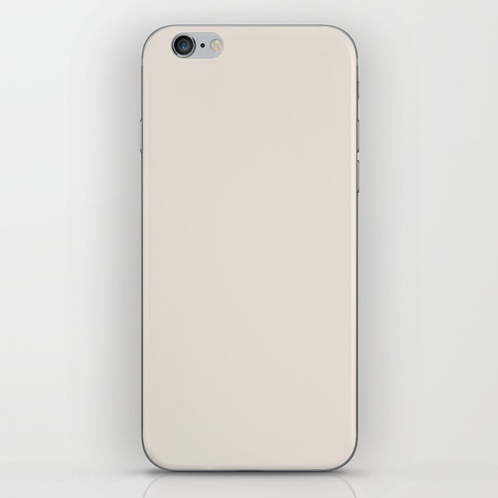 Powder Puff Off White Solid Color Pairs PPG Water Chestnut PPG1078-2 - All One Single Shade Colour iPhone Skin