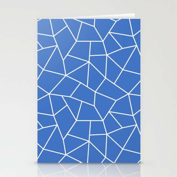 Mosaic Art Tile Blue Stationery Cards