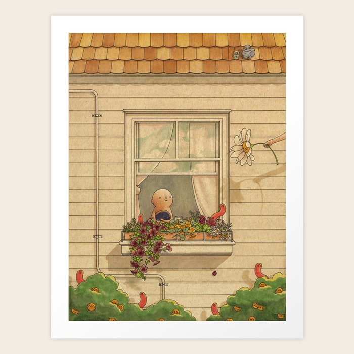 Out the Window Art Print by Felicia Chiao | Society6