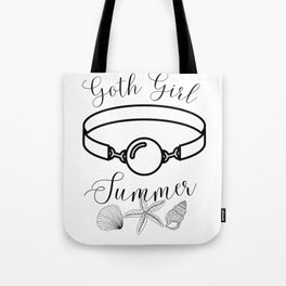 Goth Girl Summer Tote Bag