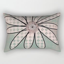 Watercolor Daisy No2 Rectangular Pillow