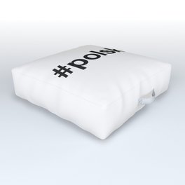 POLSKI Hashtag Outdoor Floor Cushion