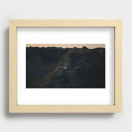 Mountain Woman Recessed Framed Print