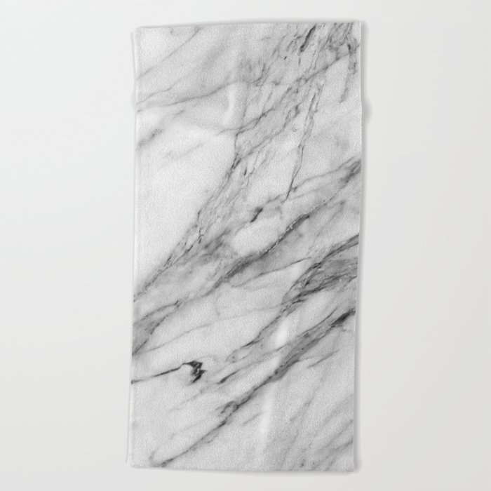 Carrara Marble Beach Towel