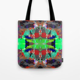 Hinacco - Abstract Colorful Retro Style Pattern Tote Bag