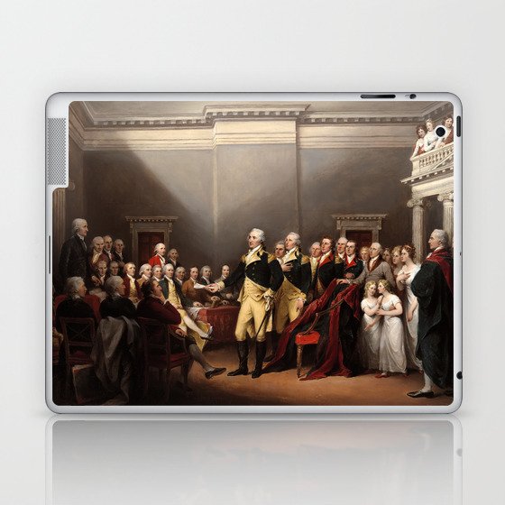 General George Washington Resigning His Commission by John Trumbull (1824) Laptop & iPad Skin
