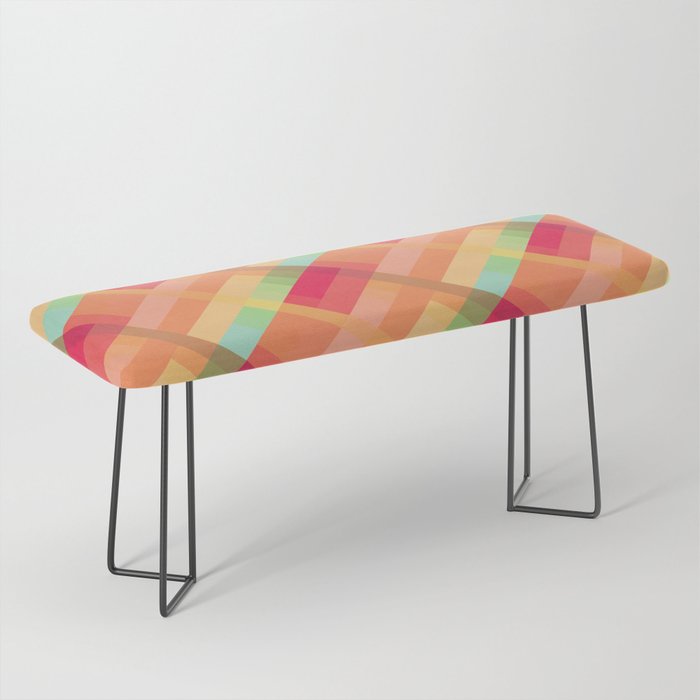 But is it Plaid? 002 abstract pattern Bench