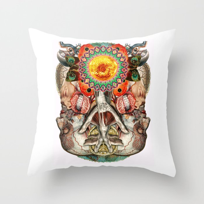 Losing the Human Form (Part 2) Throw Pillow