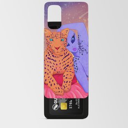 Alien Babe Leopard Lounge Print Android Card Case