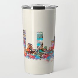 Denver Colorado skyline Travel Mug