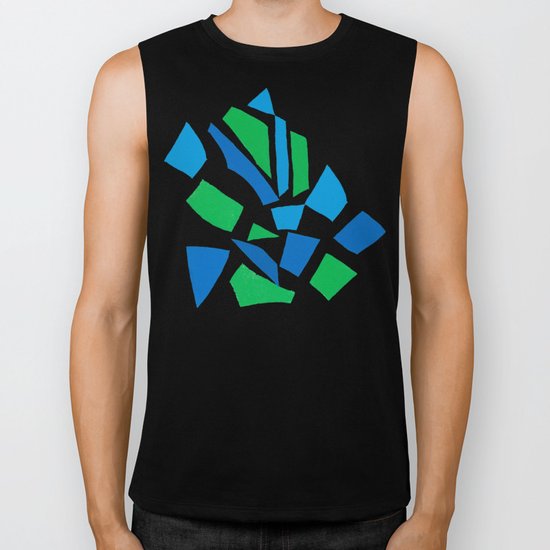 London Green Biker Tank