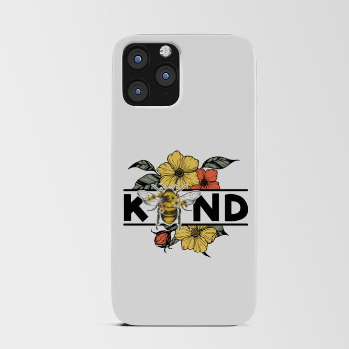 Retro Be Kind Bee iPhone Card Case