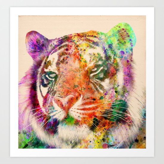 lion Art Print by markashkenazi | Society6