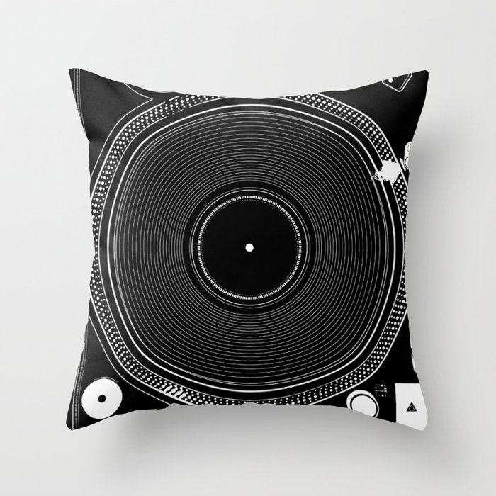 DJ TURNTABLE - Technics Throw Pillow
