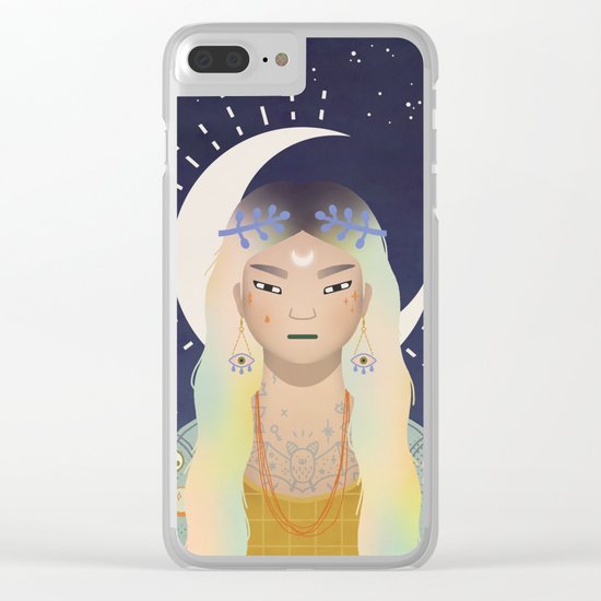 The Moon Clear iPhone Case