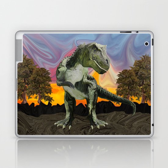 Tyrannosaurus Rex at the Twilight Hour Laptop & iPad Skin