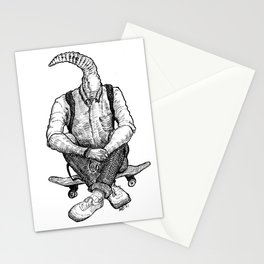 The Worm - Pen and Ink Artwork Stationery Card