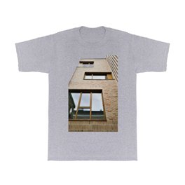 Contemporary architecture brick facade T Shirt