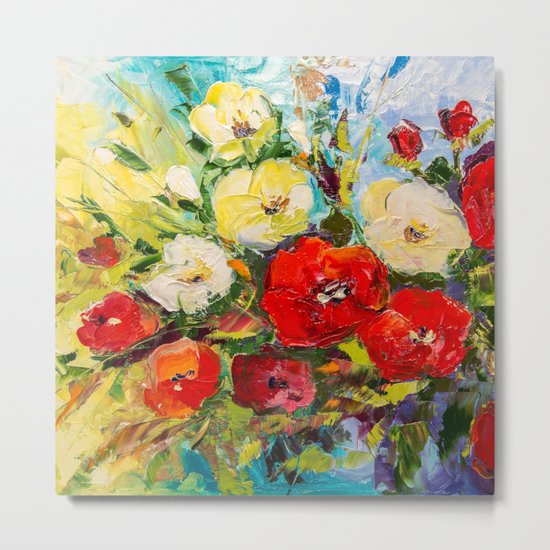 Bright bouquet Metal Print