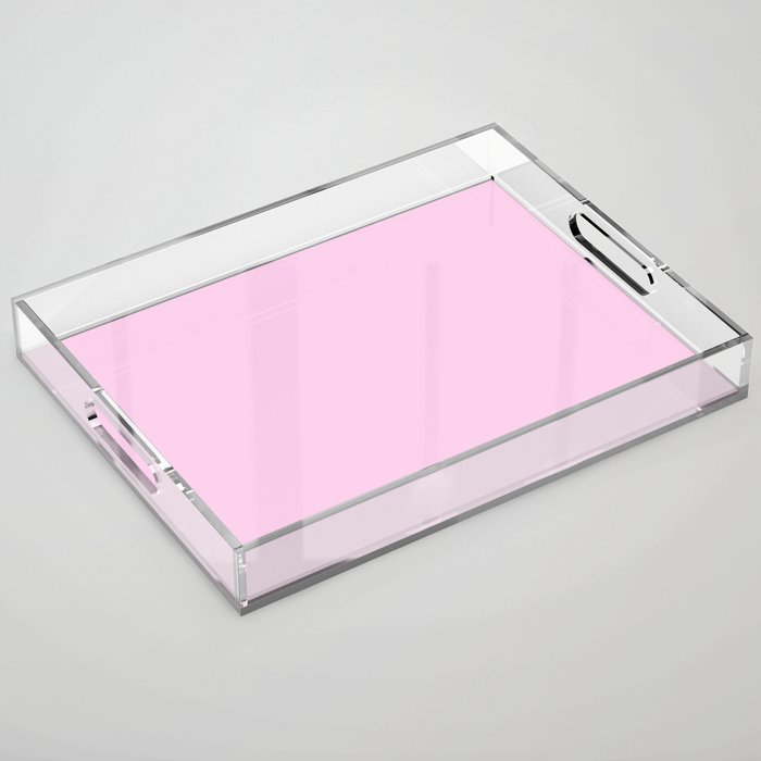 Classic Pink Rose Acrylic Tray