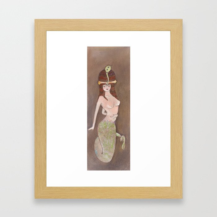 Manasa, The Serpent Queen Framed Art Print